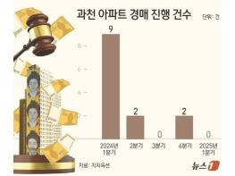 강남3구 아파트 경매 100건 우르르…'준강남' 과천은 '0건' 기사 이미지